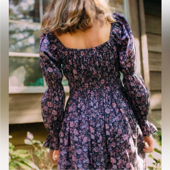 Christy Dawn Adelia Dress Rare Blooming Pomegranate Floral Cotton Maxi M NWT - Picture 11 of 11